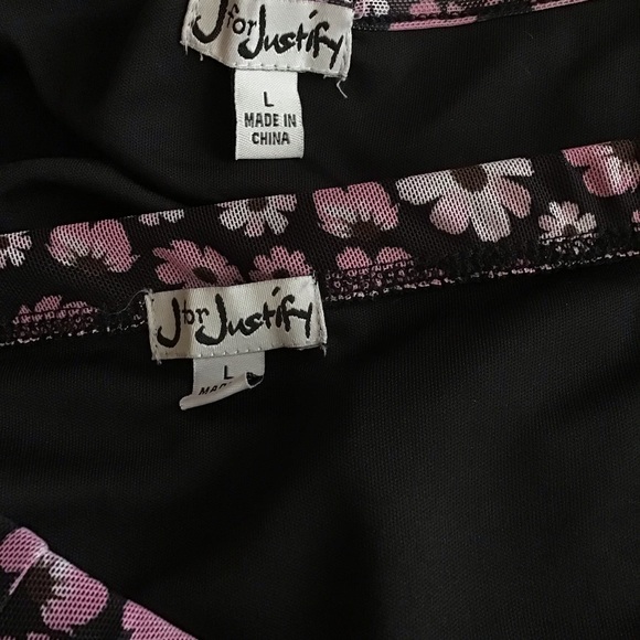 J for Justify 2Pc Floral Ruched Top & Mini Skirt Set - Picture 10 of 12